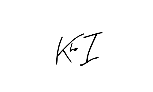 Similarly Arty Signature is the best handwritten signature design. Signature creator online .You can use it as an online autograph creator for name Kho I. Kho I signature style 8 images and pictures png