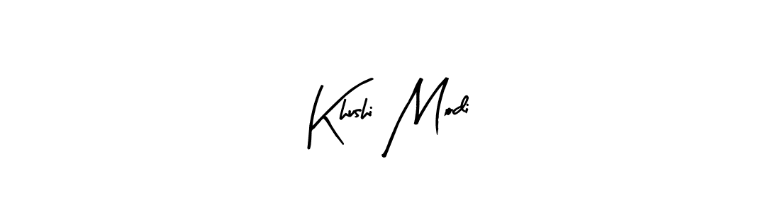 Arty Signature is a professional signature style that is perfect for those who want to add a touch of class to their signature. It is also a great choice for those who want to make their signature more unique. Get Khushi Modi name to fancy signature for free. Khushi Modi signature style 8 images and pictures png