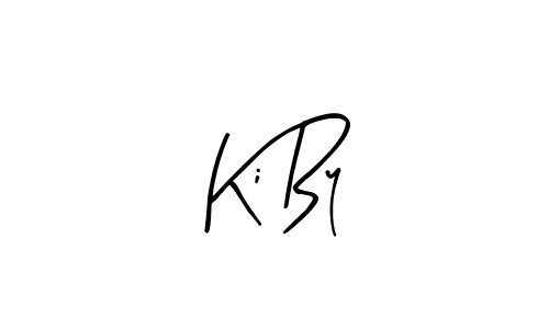 Make a beautiful signature design for name Ki By. With this signature (Arty Signature) style, you can create a handwritten signature for free. Ki By signature style 8 images and pictures png