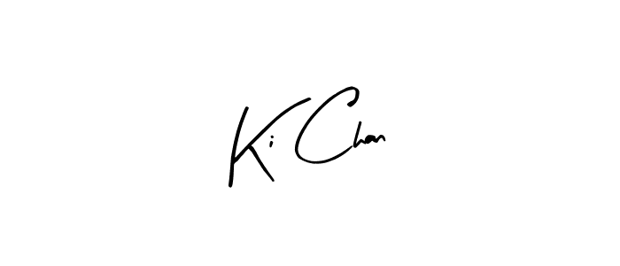 Also we have Ki Chan name is the best signature style. Create professional handwritten signature collection using Arty Signature autograph style. Ki Chan signature style 8 images and pictures png