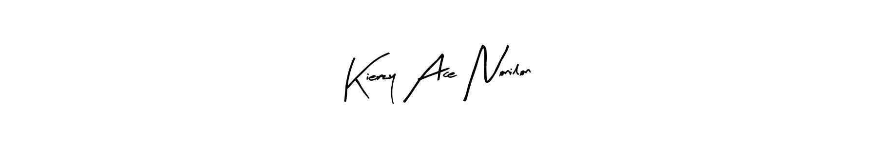 How to make Kierzy Ace Nonilon signature? Arty Signature is a professional autograph style. Create handwritten signature for Kierzy Ace Nonilon name. Kierzy Ace Nonilon signature style 8 images and pictures png