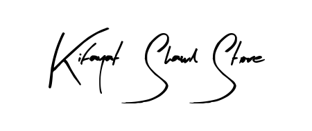 A modern signature idea for name Kifayat  Shawl Store using Arty Signature font. Clean strokes and elegant curves make it stand out instantly. Kifayat  Shawl Store signature style 8 images and pictures png