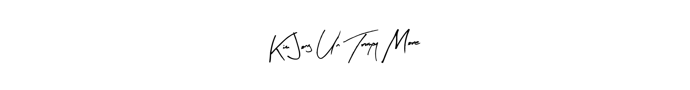 How to make Kim Jong Un Trumpy More name signature. Use Arty Signature style for creating short signs online. This is the latest handwritten sign. Kim Jong Un Trumpy More signature style 8 images and pictures png
