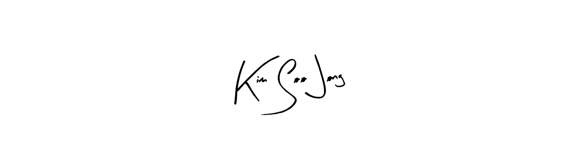 Make a beautiful signature design for name Kim Soo Jong. With this signature (Arty Signature) style, you can create a handwritten signature for free. Kim Soo Jong signature style 8 images and pictures png