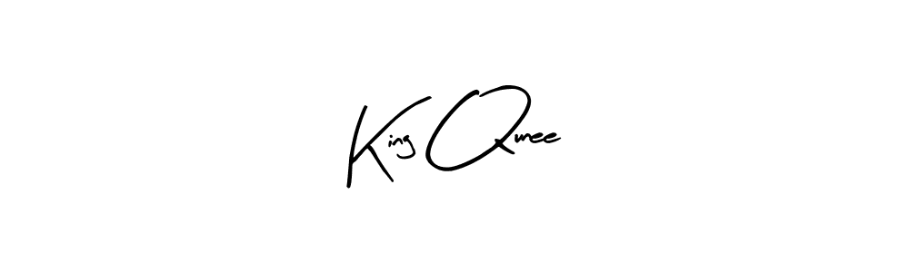 Similarly Arty Signature is the best handwritten signature design. Signature creator online .You can use it as an online autograph creator for name King Qunee. King Qunee signature style 8 images and pictures png