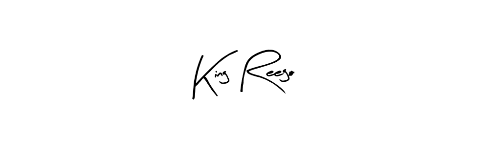 How to make King Reego name signature. Use Arty Signature style for creating short signs online. This is the latest handwritten sign. King Reego signature style 8 images and pictures png