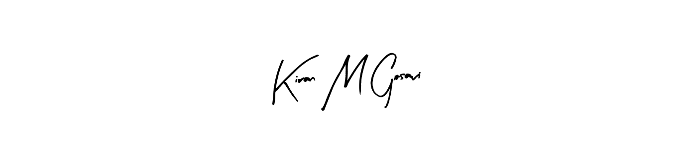 It looks lik you need a new signature style for name Kiran M Gosavi. Design unique handwritten (Arty Signature) signature with our free signature maker in just a few clicks. Kiran M Gosavi signature style 8 images and pictures png