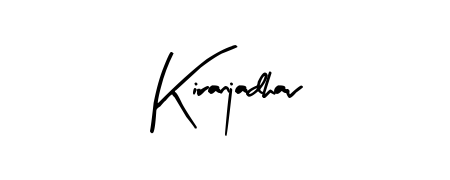 Create a personalized artistic stamp with Kiranjadhav in Arty Signature font. Perfect for visual artists, designers, and influencers. Kiranjadhav signature style 8 images and pictures png