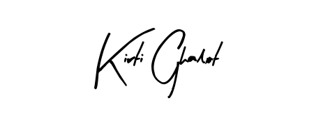 Design your own signature with our free online signature maker. With this signature software, you can create a handwritten (Arty Signature) signature for name Kirti Ghalot. Kirti Ghalot signature style 8 images and pictures png