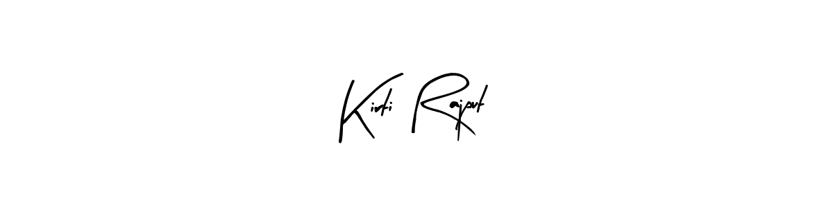 Create a beautiful signature design for name Kirti Rajput. With this signature (Arty Signature) fonts, you can make a handwritten signature for free. Kirti Rajput signature style 8 images and pictures png