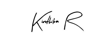 Make your name Kiruthika R memorable on every contract using Arty Signature autograph style. Instant transparent background export available. Kiruthika R signature style 8 images and pictures png