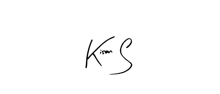 Arty Signature is a professional signature style that is perfect for those who want to add a touch of class to their signature. It is also a great choice for those who want to make their signature more unique. Get Kisan S name to fancy signature for free. Kisan S signature style 8 images and pictures png