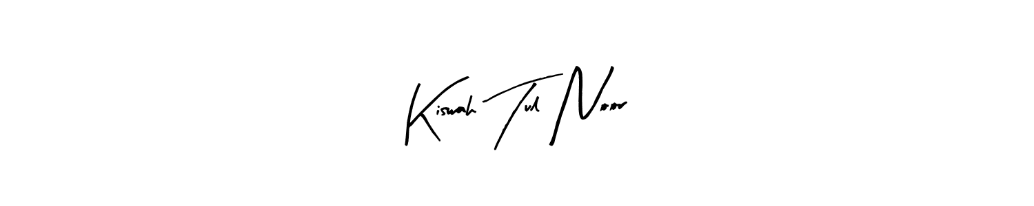 Make a beautiful signature design for name Kiswah Tul Noor. Use this online signature maker to create a handwritten signature for free. Kiswah Tul Noor signature style 8 images and pictures png