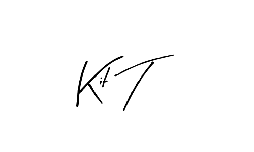 Kit T stylish signature style. Best Handwritten Sign (Arty Signature) for my name. Handwritten Signature Collection Ideas for my name Kit T. Kit T signature style 8 images and pictures png
