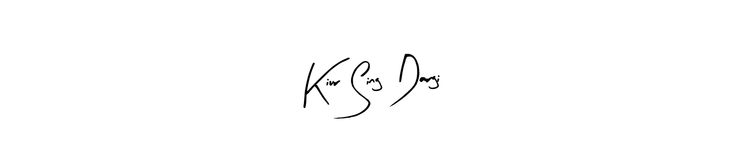 Design your own signature with our free online signature maker. With this signature software, you can create a handwritten (Arty Signature) signature for name Kiur Sing Dargi. Kiur Sing Dargi signature style 8 images and pictures png