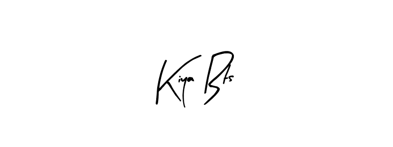 Use a signature maker to create a handwritten signature online. With this signature software, you can design (Arty Signature) your own signature for name Kiya Bts. Kiya Bts signature style 8 images and pictures png