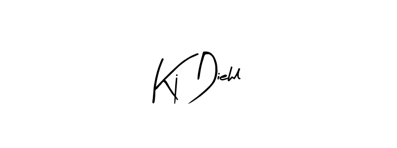 How to make Kj Diehl signature? Arty Signature is a professional autograph style. Create handwritten signature for Kj Diehl name. Kj Diehl signature style 8 images and pictures png