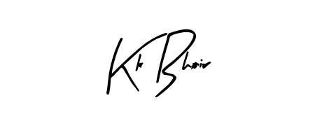 Practice writing Kk Bhoir with the flow of Arty Signature lettering. A fantastic source of inspiration for developing your personal signature style. Kk Bhoir signature style 8 images and pictures png