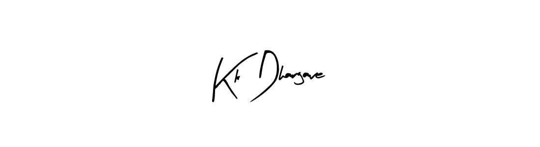 Also we have Kk Dhargave name is the best signature style. Create professional handwritten signature collection using Arty Signature autograph style. Kk Dhargave signature style 8 images and pictures png