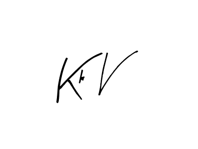 Use a signature maker to create a handwritten signature online. With this signature software, you can design (Arty Signature) your own signature for name Kk V. Kk V signature style 8 images and pictures png