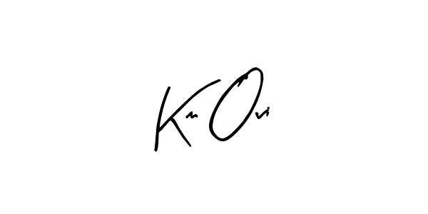 How to Draw Km Ovi signature style? Arty Signature is a latest design signature styles for name Km Ovi. Km Ovi signature style 8 images and pictures png