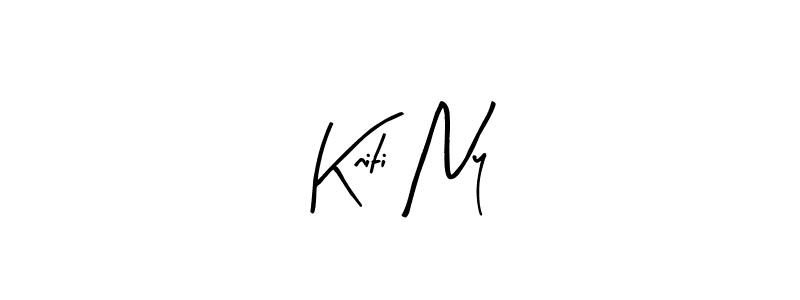Similarly Arty Signature is the best handwritten signature design. Signature creator online .You can use it as an online autograph creator for name Kniti Ny. Kniti Ny signature style 8 images and pictures png