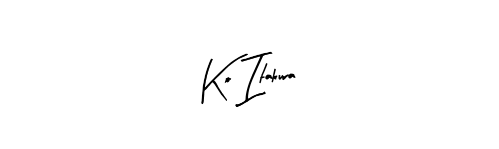 The best way (Arty Signature) to make a short signature is to pick only two or three words in your name. The name Ko Itakura include a total of six letters. For converting this name. Ko Itakura signature style 8 images and pictures png