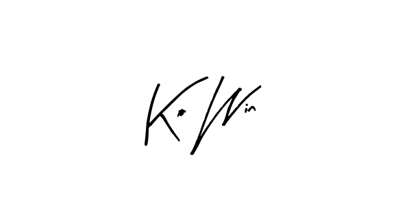 It looks lik you need a new signature style for name Ko Win. Design unique handwritten (Arty Signature) signature with our free signature maker in just a few clicks. Ko Win signature style 8 images and pictures png