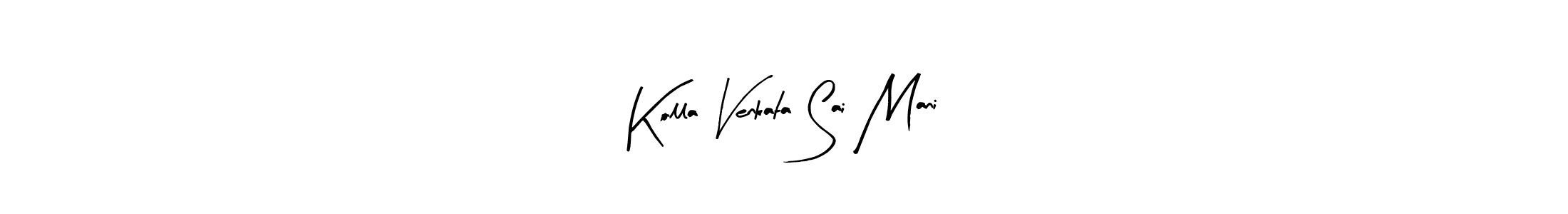 Make a beautiful signature design for name Kolla Venkata Sai Mani. Use this online signature maker to create a handwritten signature for free. Kolla Venkata Sai Mani signature style 8 images and pictures png