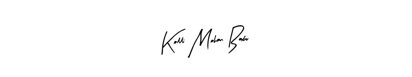 Make a short Kolli Mohan Babu signature style. Manage your documents anywhere anytime using Arty Signature. Create and add eSignatures, submit forms, share and send files easily. Kolli Mohan Babu signature style 8 images and pictures png