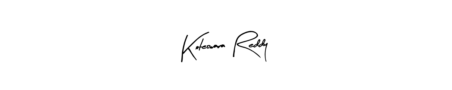 Create a beautiful signature design for name Koteswara Reddy. With this signature (Arty Signature) fonts, you can make a handwritten signature for free. Koteswara Reddy signature style 8 images and pictures png