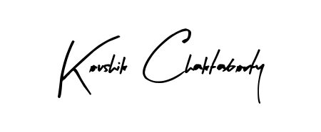 How to make Koushik Chaktaborty name signature. Use Arty Signature style for creating short signs online. This is the latest handwritten sign. Koushik Chaktaborty signature style 8 images and pictures png