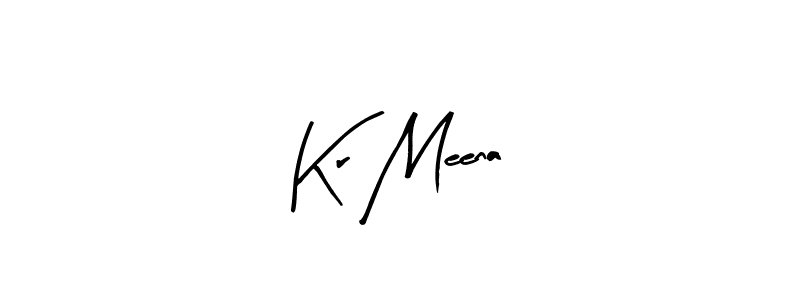 Also You can easily find your signature by using the search form. We will create Kr Meena name handwritten signature images for you free of cost using Arty Signature sign style. Kr Meena signature style 8 images and pictures png