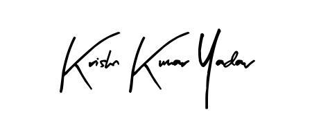 Give your name Krishn Kumar Yadav an exquisite flair with the Arty Signature script font. Ideal for contracts, resumes, and formal letterheads. Krishn Kumar Yadav signature style 8 images and pictures png
