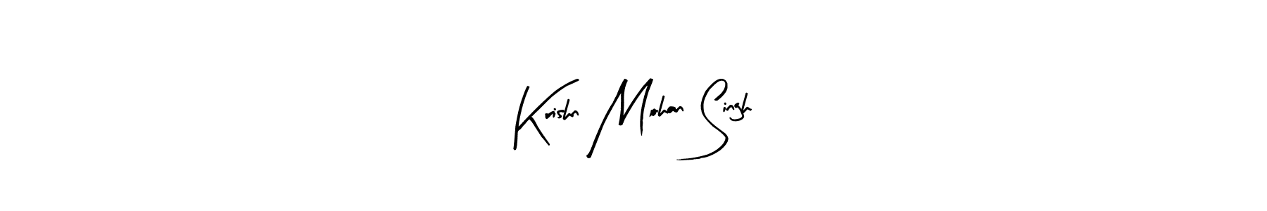Make a beautiful signature design for name Krishn Mohan Singh. Use this online signature maker to create a handwritten signature for free. Krishn Mohan Singh signature style 8 images and pictures png