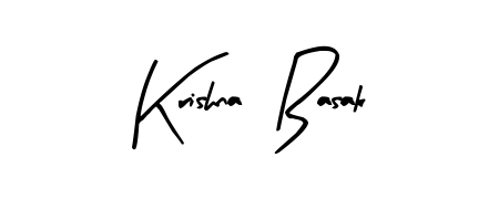 Create a beautiful signature design for name Krishna  Basak. With this signature (Arty Signature) fonts, you can make a handwritten signature for free. Krishna  Basak signature style 8 images and pictures png