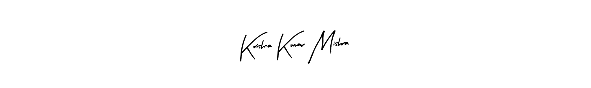 How to make Krishna Kumar Mishra name signature. Use Arty Signature style for creating short signs online. This is the latest handwritten sign. Krishna Kumar Mishra signature style 8 images and pictures png
