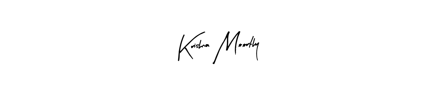 Use a signature maker to create a handwritten signature online. With this signature software, you can design (Arty Signature) your own signature for name Krishna Moorthy. Krishna Moorthy signature style 8 images and pictures png