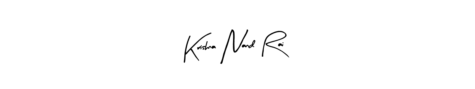 Make a beautiful signature design for name Krishna Nand Rai. With this signature (Arty Signature) style, you can create a handwritten signature for free. Krishna Nand Rai signature style 8 images and pictures png