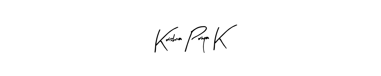 Krishna Priya K stylish signature style. Best Handwritten Sign (Arty Signature) for my name. Handwritten Signature Collection Ideas for my name Krishna Priya K. Krishna Priya K signature style 8 images and pictures png