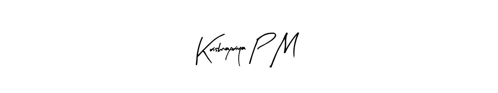 You should practise on your own different ways (Arty Signature) to write your name (Krishnapriya P M) in signature. don't let someone else do it for you. Krishnapriya P M signature style 8 images and pictures png