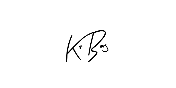 if you are searching for the best signature style for your name Ks Bag. so please give up your signature search. here we have designed multiple signature styles  using Arty Signature. Ks Bag signature style 8 images and pictures png