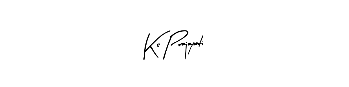 How to make Ks Prajapati signature? Arty Signature is a professional autograph style. Create handwritten signature for Ks Prajapati name. Ks Prajapati signature style 8 images and pictures png