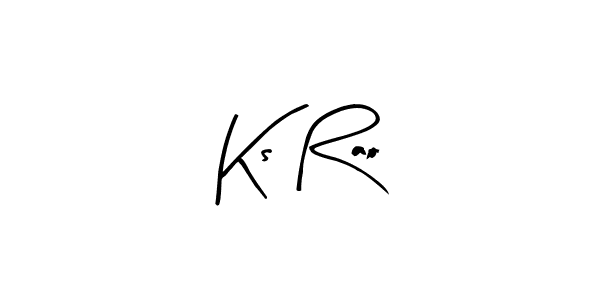 Use a signature maker to create a handwritten signature online. With this signature software, you can design (Arty Signature) your own signature for name Ks Rao. Ks Rao signature style 8 images and pictures png