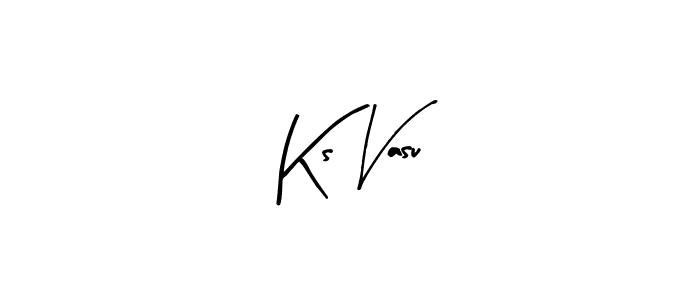if you are searching for the best signature style for your name Ks Vasu. so please give up your signature search. here we have designed multiple signature styles  using Arty Signature. Ks Vasu signature style 8 images and pictures png
