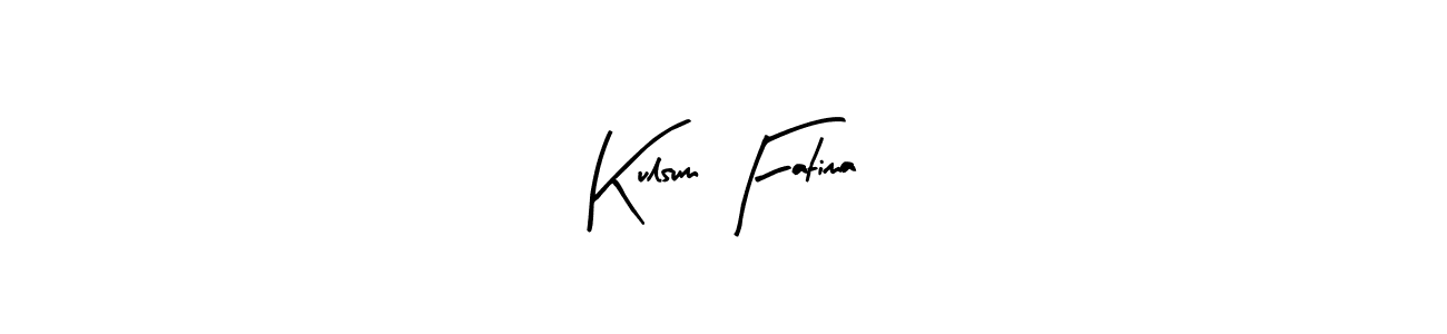 Also we have Kulsum Fatima name is the best signature style. Create professional handwritten signature collection using Arty Signature autograph style. Kulsum Fatima signature style 8 images and pictures png