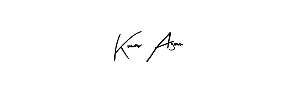 Also we have Kumar Agam name is the best signature style. Create professional handwritten signature collection using Arty Signature autograph style. Kumar Agam signature style 8 images and pictures png