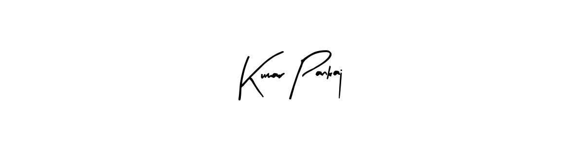 Arty Signature is a professional signature style that is perfect for those who want to add a touch of class to their signature. It is also a great choice for those who want to make their signature more unique. Get Kumar Pankaj name to fancy signature for free. Kumar Pankaj signature style 8 images and pictures png