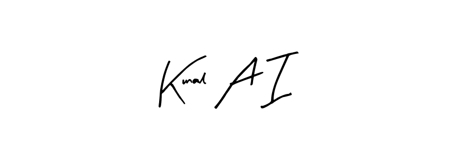 Make a beautiful signature design for name Kunal A I. Use this online signature maker to create a handwritten signature for free. Kunal A I signature style 8 images and pictures png