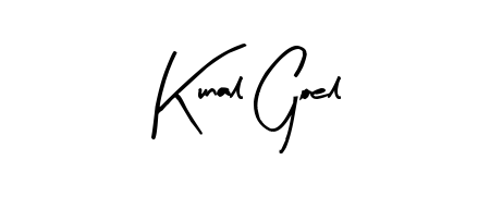 The Arty Signature typeface gives name Kunal Goel a refined look. Suitable for certificates, diplomas, and official verification. Kunal Goel signature style 8 images and pictures png